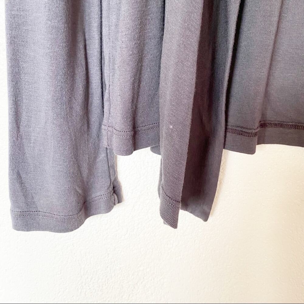 Splendid Cool Grey Open Cardigan Size Small - Picture 5 of 7